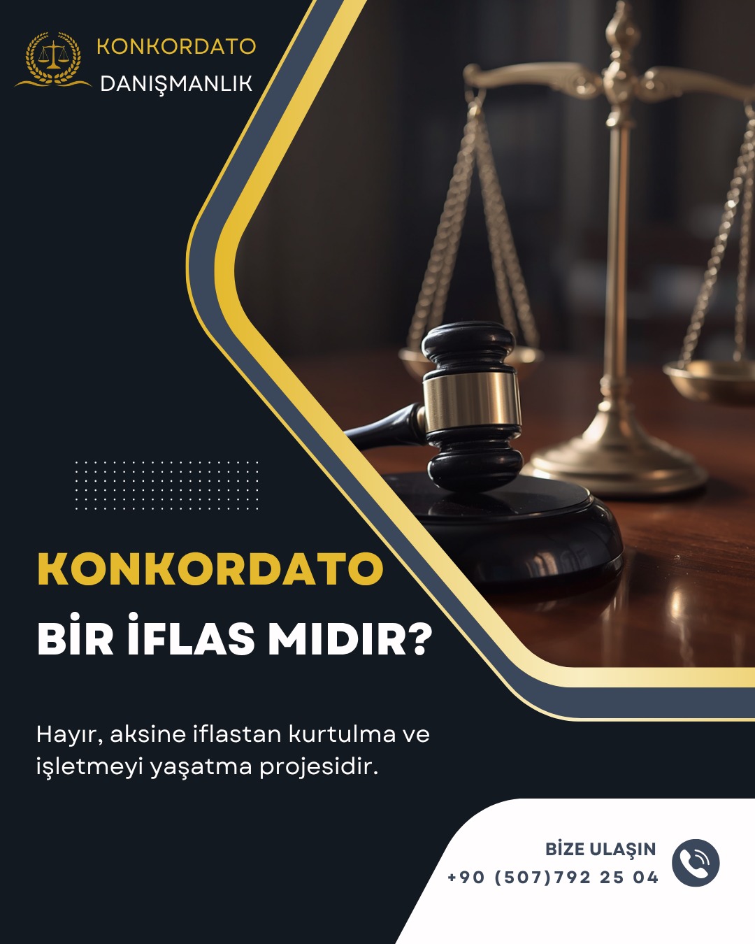 İzmir Konkordato - Konkordato bir iflas mıdır? Hayır, işletmeyi yaşatma projesidir